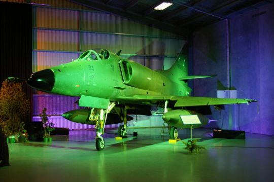 NZ6204 on display in the new Ashburton Aviation Museum Super Hanger